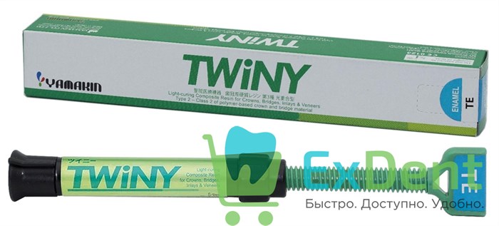 TWiNy Enamel Clear (Эмаль прозрачная) TE - светополимеризуемый композит для коронок и мостов (4.8 г) - фото 36967