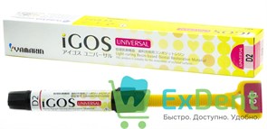 {{photo.Alt || photo.Description || 'iGOS (Айгос) Universal D2 - светоотверждаемый композитный материал (4 г)'}}