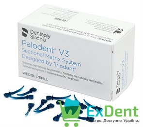 {{photo.Alt || photo.Description || 'Клинья Palodent (Палодент) V3 small V3 WedgeGuard Refills маленькие (50 шт)'}}