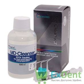 {{photo.Alt || photo.Description || 'MD-Cleanser (МД-Клинзер) - ЭДТА, для расширения и промывания корневых каналов (100 мл)'}}