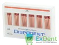 Гуттаперчевые штифты 06 №25 Dispodent для пломбирования корневых каналов (60 шт) - фото 40048