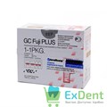 Fuji Plus (Фуджи Плюс) - стеклоиономерный цемент для фиксации, набор A3 (15 г + 7 мл + 6,5 мл) - фото 5926